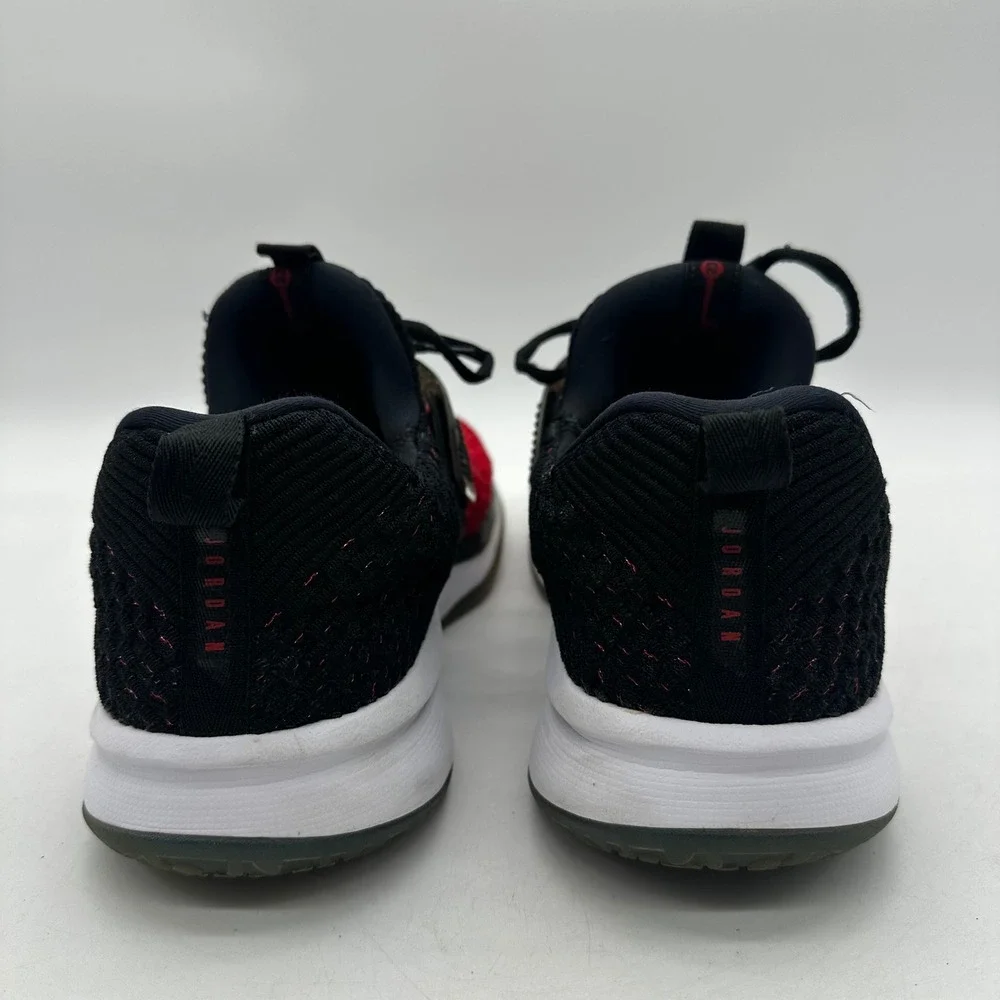 Nike 921210-601 Mens 10.5 Air Jordan Trainer 2 Flynit Red/Black Running Shoes‎